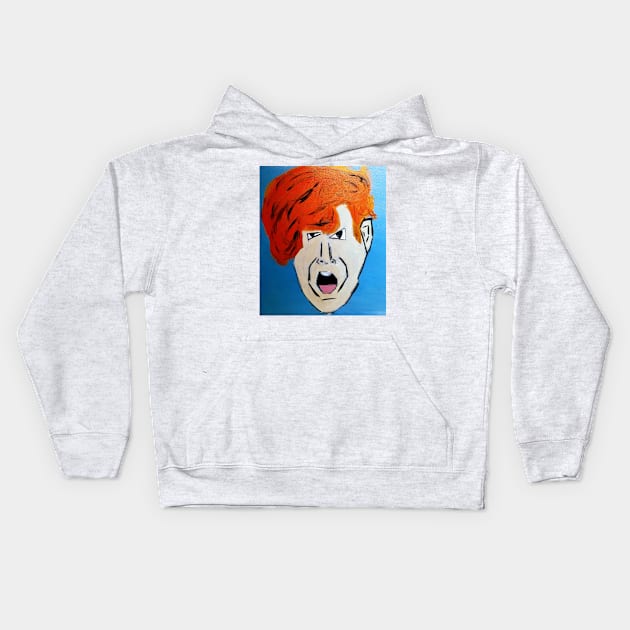 Great Balls of Fire Kids Hoodie by scoop16